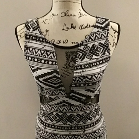Aztec Mesh Dress - Picture 2 of 8